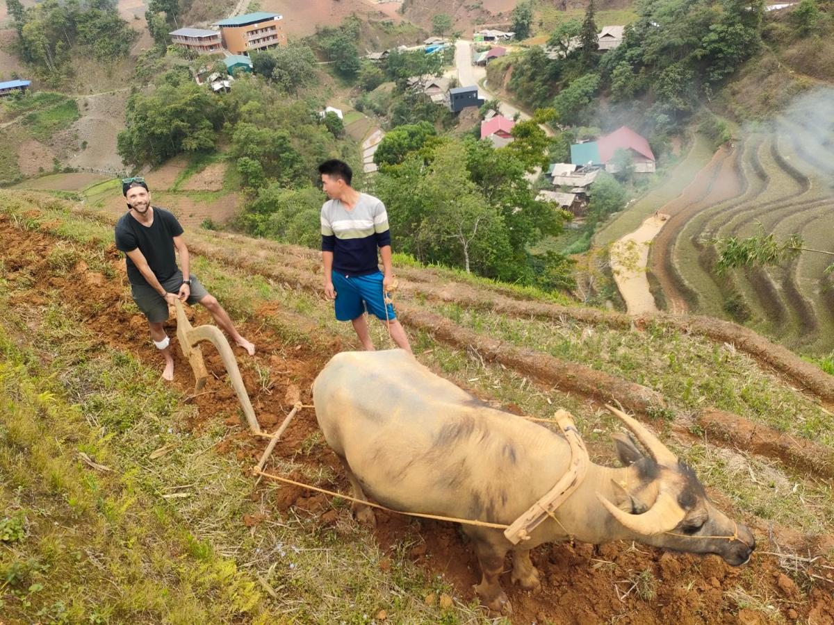 Indigenous Homestay- Trek- Food- Bus Mu Cang Chai Bagian luar foto