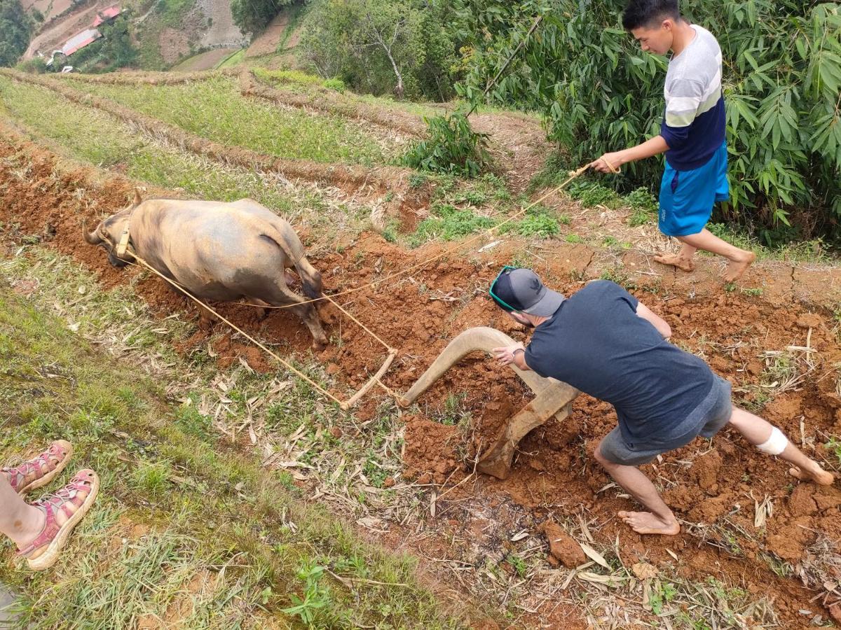 Indigenous Homestay- Trek- Food- Bus Mu Cang Chai Bagian luar foto
