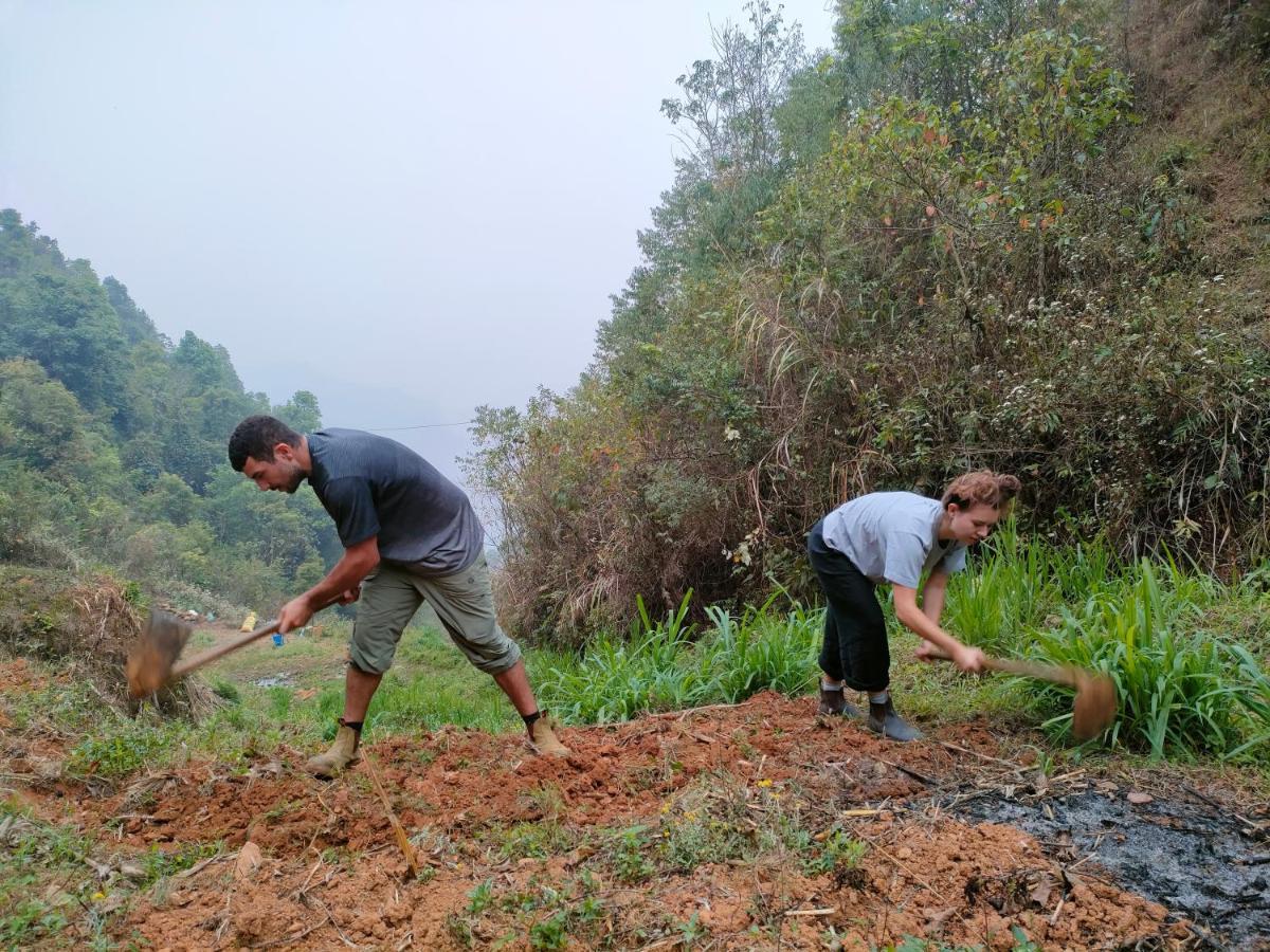 Indigenous Homestay- Trek- Food- Bus Mu Cang Chai Bagian luar foto