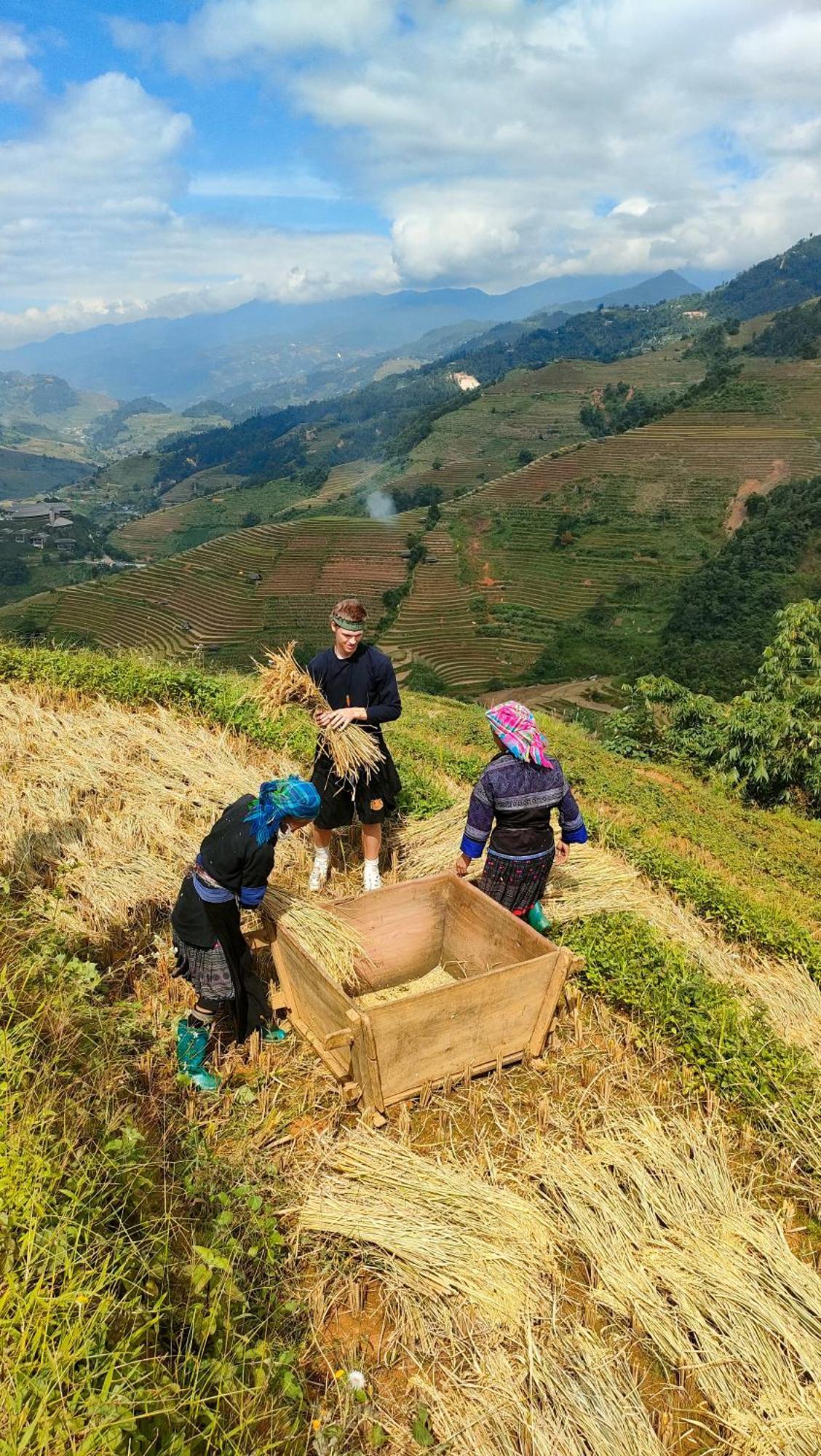 Indigenous Homestay- Trek- Food- Bus Mu Cang Chai Bagian luar foto